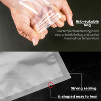Rouleau de sacs sous vide transparents en PE personnalisés Kalee sac à fermeture éclair en nylon gaufré emballage texturé pour la conservation et le stockage
