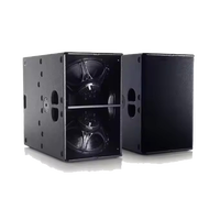 Subwoofer double 15 pouces Matrix T215Sub, aimant néodyme, impédance 8 ohms, puissance de sortie 1200-3600W, réponse en fréquence 35-200Hz