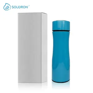 Wholesale price flask health alkaline water energy cup bottle private label alkaline bottle water with 7 kinds mineral stones