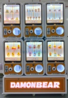 WANGERBAO Distributeur automatique de mini-jouets Gachapon Gacha en capsule, avec présentoir de jouets et motif à carreaux, vente en gros usine