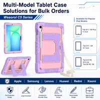 Étui robuste antichoc en silicone et PC avec support, sangle d'épaule et porte-stylet pour Samsung Tab S10 Lite S10 FE S9 FE 10.9 OEM ODM