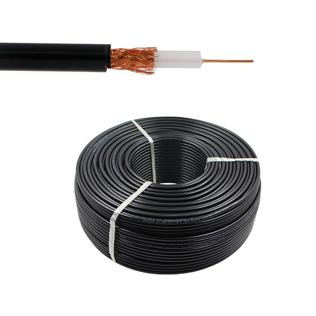 Cable TV Analog Video Surveillance RG6 RG59 RG11 RG58 RF Coaxial Cable 100M 300M 75 Ω 50 Ω ARCnet Network Wireless Communication