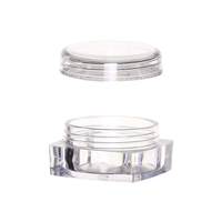 Mini pot carré transparent pour poudre, 1g, 2.5g, 3g, 5g, 10g, 15g – Emballage cosmétique transparent pour fard à paupières et mascara