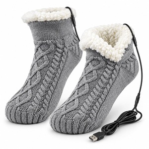 Custom Fleece-Lined Heated <b>Socks</b> for Hosiery Brands with OEM ODM Product Development, Private Label and Branded Packaging Design - Product Image 1