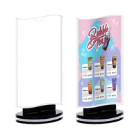 Support de panneau rotatif Support de panneau pivotant double face Affichage de comptoir