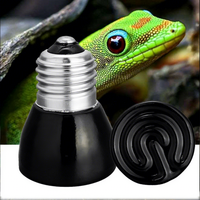 Bombilla de Calor de Cerámica para Reptiles, Emisor de Calor No Luminoso para la Noche, para Geckos, Dragones Barbudos y Tortugas, Venta al Por Mayor