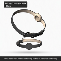 Collier pour chien GPS personnalisable avec AirTag intégré, réglable, confortable et doux – Le plus vendu