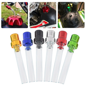 Bouchon de ventilation de réservoir de carburant en aluminium avec tube pour moto tout-terrain ATV - Bouchon de soupape de respiration universel pour réservoir de carburant - Product Image 2
