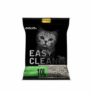 Venda direta de fábrica mais sanitário preço barato qualidade estável bcanite gato gato gato litter em saco areia atacado com perfume