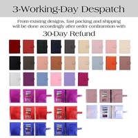 Meilleur Vendeur Hongbo – Organiseur de Budget A5 en Cuir Véritable Souple 32 Couleurs avec 6 Anneaux Dorés et Feuille Volante, Idéal comme Cadeau de Bureau