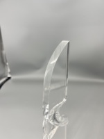 Trophée en acrylique écologique personnalisable, impression UV, reconnaissance d'entreprise, événements sportifs, logo personnalisé, texte disponible