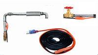 Câble chauffant électrique pour tuyau d'eau, antigel, isolation PVC, conducteur en cuivre étamé, double tension, 2 conducteurs, certifié CE/VDE