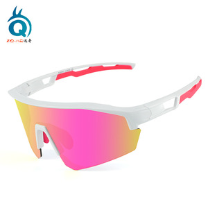 Lunettes de cyclisme sportives XQ640, monture PC, verres miroir, coupe-vent, pour la conduite en extérieur - Product Image 2