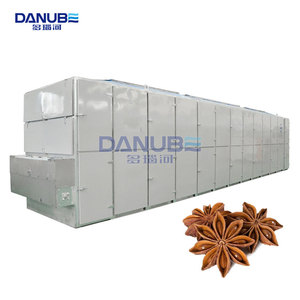 CE Certification Low Cost Continuous Mesh Belt Spice Dryer Agricultural Dehydrator Star Anise Drying Machine - Product Image 1