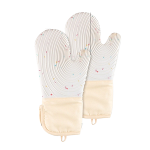 Gants <span class=keywords><strong>de</strong></span> micro-ondes en silicone imperméables épaissis <span class=keywords><strong>de</strong></span> qualité supérieure avec tapis ronds et pinces à poignée requin pour la pâtisserie moderne à la maison - Product Image 4