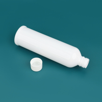Bouteille cylindrique en plastique à fond circulaire de 250ml pour détergent à lessive ou détergent de toilette personnalisation en usine