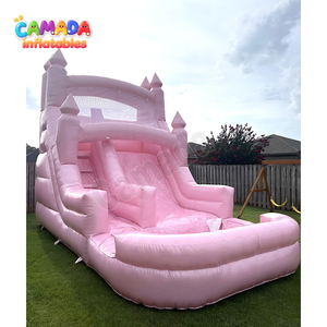 Tobogán Acuático Inflable Pastel Tie Dye, <span class=keywords><strong>Piscina</strong></span> Inflable, <span class=keywords><strong>Casa</strong></span> de Brinco Inflable, Tobogán Acuático Inflable Grande - Product Image 4