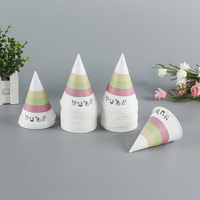 Gobelet en papier pliable personnalisé pour café avec logo, support papillon, à paroi simple, jetable, avec couvercle (Pappbecher)