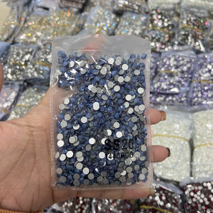 WHATSTONE SS6-SS30 <span class=keywords><strong>couleur</strong></span> Siam dos plat vente en gros Non correctif cristal moka verre strass pour robe de mariée - Product Image 5