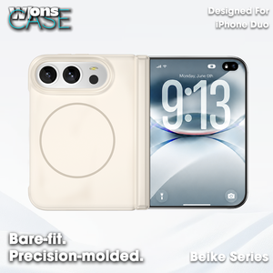 Étui magnétique de luxe pour iPhone 18 Duo – Cadre en PC moulé en deux parties, finition mate douce au toucher, antichoc, personnalisable OEM - Product Image 3