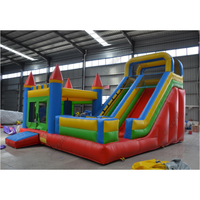 Château gonflable commercial avec protection UV et certifié CE, en PVC de haute qualité, capacité 500 kg pour enfants