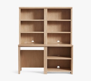 Bibliothèque en bois composite MDF en gros <span class=keywords><strong>avec</strong></span> <span class=keywords><strong>bureau</strong></span>, poste de travail et étagères ouvertes - Product Image 3