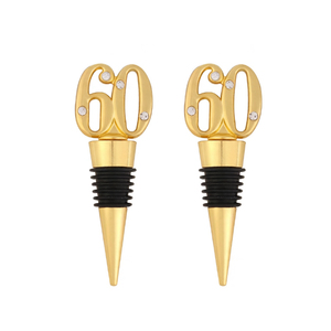 Recuerdos <span class=keywords><strong>para</strong></span> Invitados de Cumpleaños Número 40, 50, 60, 70 y 80, Tapón de Botella de Vino <span class=keywords><strong>para</strong></span> Celebrar 40 Años, Regalo de Boda, Decoración <span class=keywords><strong>para</strong></span> Fiestas - Product Image 4