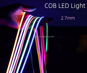 <span class=keywords><strong>2</strong></span>.7mm超薄型赤色COB LEDストリップライト 480LEDs/m フレキシブルリニアライト 部屋の装飾 コンピューター 車 5V ROHS リモコン付き - Product Image 4