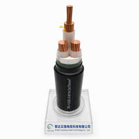 Câble d'alimentation blindé en acier ignifuge ZR-YJV22 0.6/1KV 3*10+1*6 avec conducteur en cuivre, isolation XLPE