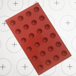 Moules à gâteau <span class=keywords><strong>demi</strong></span>-sphère antiadhésive écologique 24 cavités <span class=keywords><strong>moule</strong></span> en silicone semi-sphère <span class=keywords><strong>moule</strong></span> à gâteau en silicone de qualité alimentaire - Product Image 4