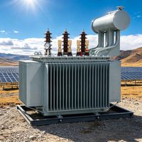 Transformateur immergé dans l'huile triphasé S11 400KVA, applications d'électrification industrielle et rurale, transformateur de puissance