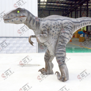 Costume de dinosaure réaliste fait main de haute qualité <span class=keywords><strong>Jurassic</strong></span> <span class=keywords><strong>World</strong></span> avec jambes cachées pour l'aventure - Product Image 6