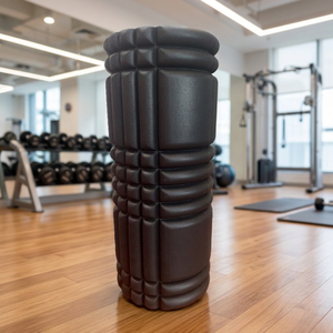 Rouleau de massage en mousse EVA ABS haute densité, écologique, portable, pour yoga et Pilates, à texture, utilisation manuelle - Product Image 1
