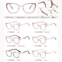 81562 Vente en gros Lunettes de protection contre la lumière bleue pour femmes de haute qualité Lunettes d'ordinateur de haute qualité pour femmes Anti-lumière bleue pour femmes