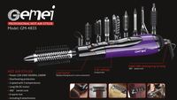 Sèche-cheveux professionnel GEMEI 10 en 1 GM4835 à moteur DC pour salon, 3 vitesses