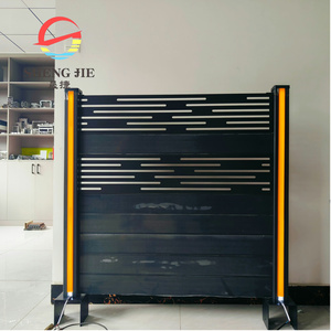 Valla y poste de aluminio blanco de 6x8 pies de alta calidad americana, venta al por mayor, paneles de valla de plástico WPC de privacidad de 6 pies - Product Image 6