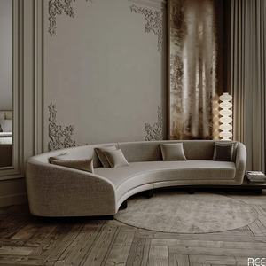 Canapé étendu avec pouf canapé d'angle sectionnel modulaire chaise réversible 4 pièces canapé en plumes canapé de salon - Product Image 2