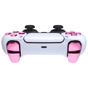 ชุดปุ่ม D-pad R1 L1 R2 L2 ทริกเกอร์ ปุ่มแชร์ ปุ่มตัวเลือก ปุ่มหน้าจอ  อะไหล่เปลี่ยนสีโครเมี่ยมชมพู ชุดปุ่มครบชุดสำหรับจอย PS5 รุ่น BDM-030/040/050 - Product Image 6