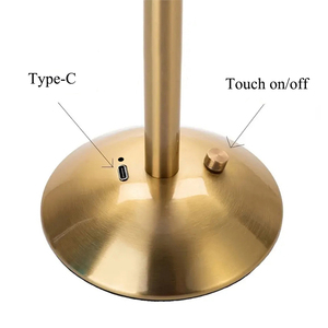 Lampade da Tavolo LED Classiche Senza Fili Ricaricabili USB con Controllo Touch Dimmerabile e Pulsante di Controllo per <span class=keywords><strong>Disegno</strong></span> e Design, Ovali - Product Image 6