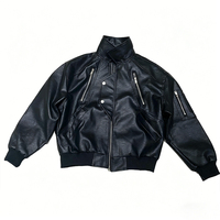 Veste bomber varsity en cuir et toile pour homme, OEM ODM, avec broderie personnalisée, imperméable et réversible