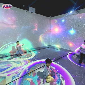 Flexible Configuration Solution Immersive 3D Wall &amp; Floor Projection Multi-Player <strong>Trampoline</strong> <strong>for</strong> Soft Playground - Product Image 5