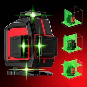 <span class=keywords><strong>Nivel</strong></span> <span class=keywords><strong>Láser</strong></span> Industrial y de Bricolaje de Alta Precisión, Autonivelante, Verde, de <span class=keywords><strong>360</strong></span> <span class=keywords><strong>Grados</strong></span>, con Función de Proyección de Líneas, Precio de Fábrica - Product Image 2
