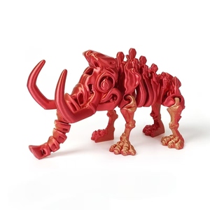 3D in khổng lồ Bộ Xương Mô hình đồ chơi bền quà tặng sáng tạo đồ trang trí đầy màu sắc khớp nối bộ xương động vật - Product Image 5