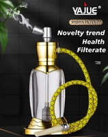 Yajue Shisha-Filter 505 Doppelfunktions- und Wasserpfeifen-Komplettset mit Rauchzubehör