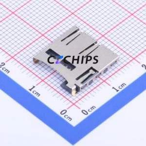 XKTF-001C SD Card / Memory Card Connector SMD Connector Self-Return Type MicroSD Card (TF Card) Card Holder 1.85mm - Product Image 1