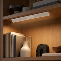 Lumière LED pour armoire de cuisine moderne de haute qualité, rechargeable par USB, à commande tactile, 3 couleurs, avec détecteur de mouvement