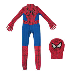 All'ingrosso di Halloween supereroe Spider-Man costumi film TV Anime personaggio Cosplay collant Set per adulti e bambini - Product Image 4