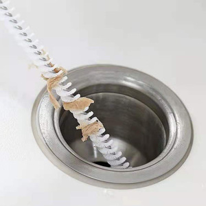Déboucheur flexible, éliminateur de cheveux pour égouts, brosse de nettoyage pour évier et outil de débouchage de tuyaux - Product Image 4
