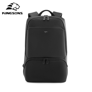 Puerto de carga USB Mochila negra Fabricante OEM personalizado Mochilas portátiles impermeables de gran capacidad para hombres Viajes de negocios - Product Image 2