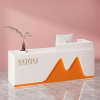 Comptoir de réception personnalisé pour salon de beauté, petite table de réception, comptoir de réception pour salon de manucure
